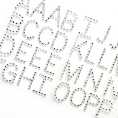We R Gem Alpha Stickers-135 Rhinestone Letters Image 3