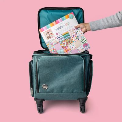 We R Makers Crafter's 360 Degree Rolling Craft Storage Bag-Mint Image 3