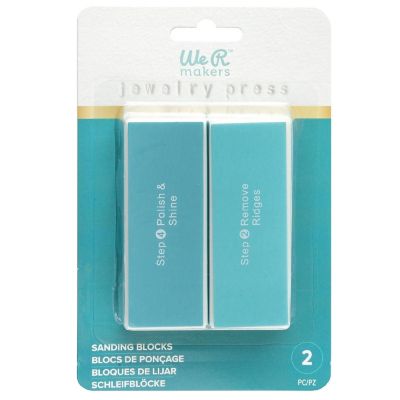 We R Makers Jewelry Press Sanding Blocks 2/Pkg Image 1