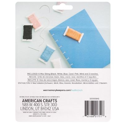 We R Memory Keepers Cinch Coptic Binding Kit 6/Pkg-Thread &amp; Needles Image 3