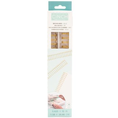 We R Memory Keepers Cinch Wires .625" 4/Pkg-Gold Image 1