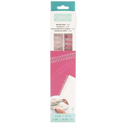 We R Memory Keepers Cinch Wires .625" 4/Pkg-Pink Image 1