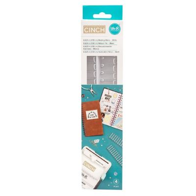 We R Memory Keepers Cinch Wires .625" 4/Pkg-White Image 1