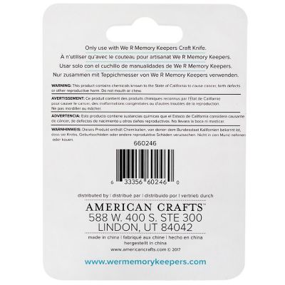 We R Memory Keepers Craft Knife Replacement Blades 5/Pkg-For 6602446 &amp; 60000461 Image 2