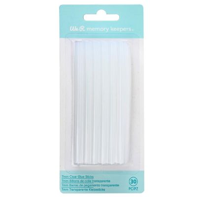 We R Memory Keepers Creative Flow Hot Glue Sticks 30/Pkg-Clear Image 1