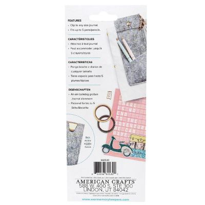 We R Memory Keepers Journal Felt Snap Pocket Image 2
