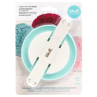 We R Memory Keepers Jumbo Pom Pom Maker - Makes 4.5" Pom Pom Image 1