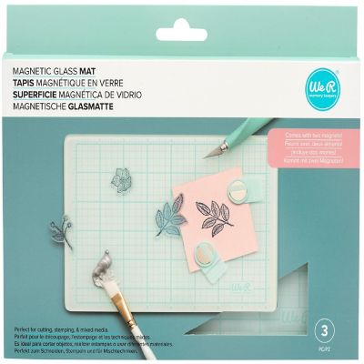 We R Memory Keepers Magnetic Glass Mat 9"X6" 3/Pkg-3 Pieces Image 1