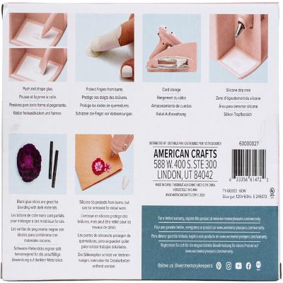 We R Memory Keepers Maker's Glue Gun Kit-Pink Image 3