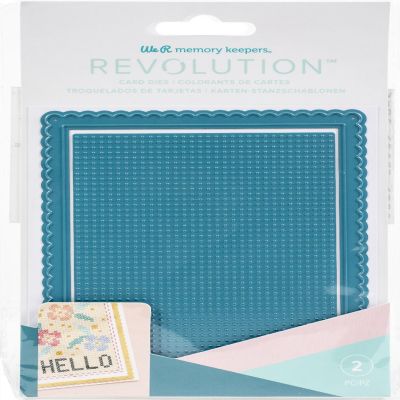 We R Memory Keepers Revolution Dies-Card Front Stitch Grid Image 1