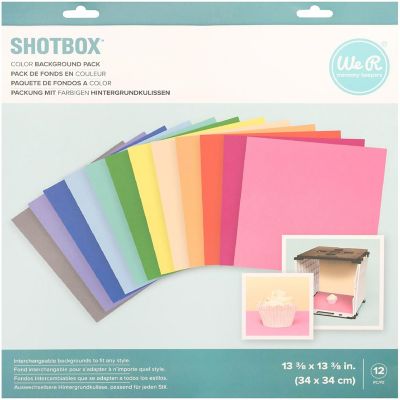 We R Memory Keepers ShotBox Background 12/Sheets-Color Image 1