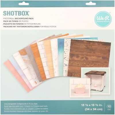 We R Memory Keepers ShotBox Background 12/Sheets-Photoreal Image 1