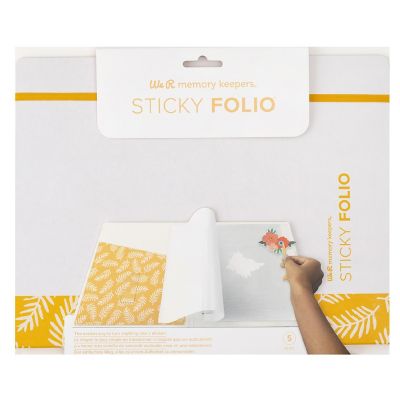 We R Memory Keepers Sticky Folio 8.5"X11"-Yellow Image 1