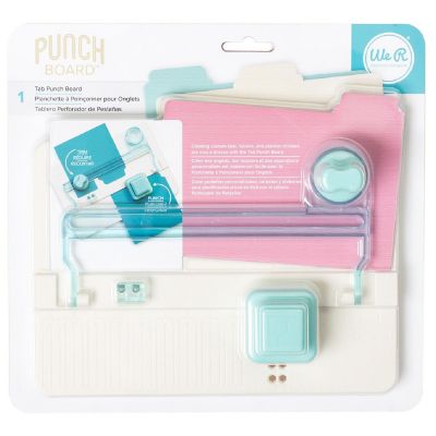 We R Memory Keepers Tab Punch Board-8.51"X9.26" Image 1