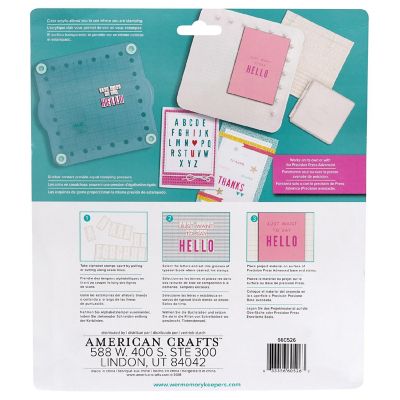 We R Memory Keepers Typeset Stamping Block 339pcs Image 3