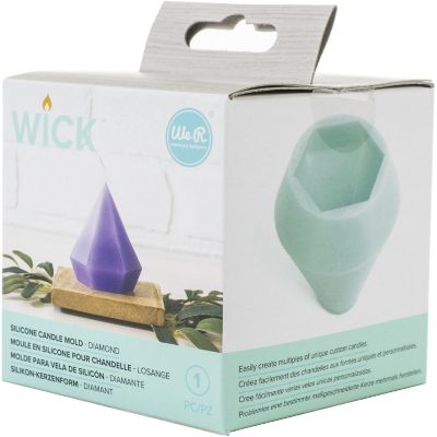 We R Memory Keepers Wick Candle Mold-Diamond Image 1