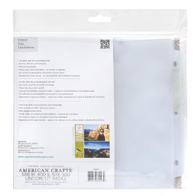 We R Ring Photo Sleeves 8"X8" 25/Pkg-Full Page Image 2