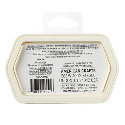 We R Stamping Dye Ink Pad-Black Image 1