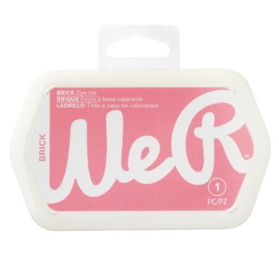 We R Stamping Dye Ink Pad-Brick Image 1