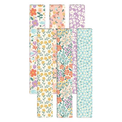 We R Thermal Cinch Binding Spine 6/Pkg-Floral Image 1