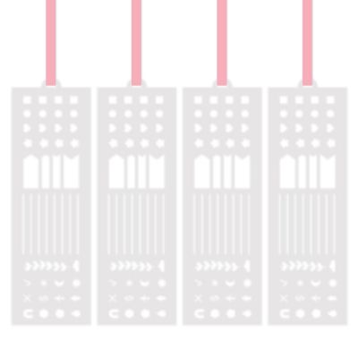 We R Thermal Cinch Bookmarks 6/Pkg-Stencils Image 1