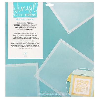 We R Vinyl Print Press Silkscreen Frames 4/Pkg Image 1