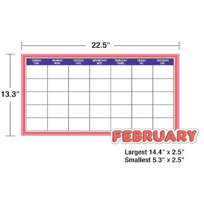 We Stick Together Calendar Bulletin Board Set Image 2