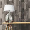 Weathered Wood Plank Black Peel & Stick Wallpaper Image 1