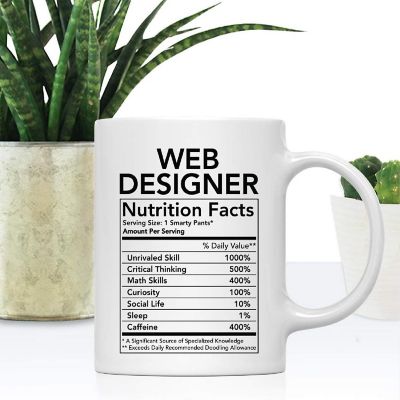 Web Designer Ceramic Coffee Mug Image 1