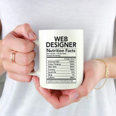 Web Designer Ceramic Coffee Mug Image 1