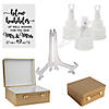 Wedding Bubbles & Gold Suitcase Kit for 144 Image 1