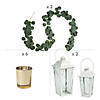 Wedding Eucalyptus Table Decor Kit with Lanterns - 12 Pc. Image 1