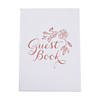Wedding Guest Book with Rose Gold Foil Accents Image 1