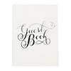 Wedding Guest Book with Silver Foil Accents Image 1