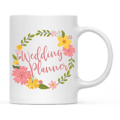 Wedding Planner Floral Ceramic Mug Image 2