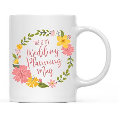 Wedding Planning Floral Ceramic Mug Image 2