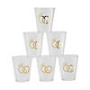 Wedding Ring Plastic Shot Glasses - 24 Ct. Image 1