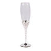 Wedding Toasting Glass Champagne Flutes with Crystals - 2 Ct. Image 1