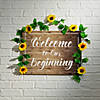 Wedding Welcome Sign with Sunflowers Kit - 2 Pc. Image 1