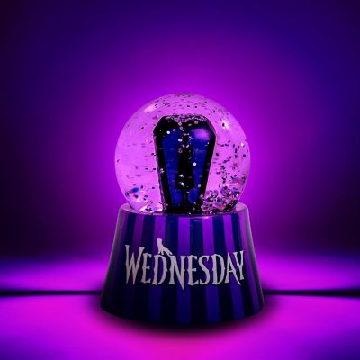 Wednesday Addams Mini Light-Up Snow Globe  3 Inches Tall Image 1