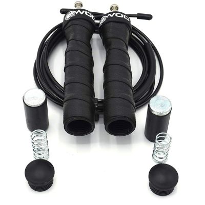 Weighted Jump Rope for Women &amp; Men, Adjustable Heavy Speed Jump Rope Handles with Removable Weights- 1 Pound (1LB) Image 3
