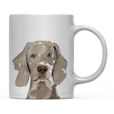 Weimaraner Up Close Ceramic Mug Image 2