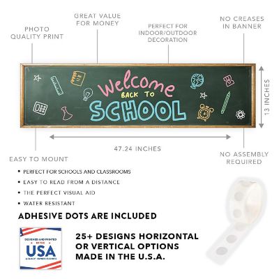 Welcome Back to School - 13 x 48 Inch Image 1