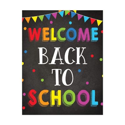 Welcome Back to School 8.5x11in Image 1