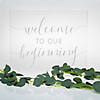 Welcome to Our Beginning Sign with Eucalyptus Kit - 2 Pc. Image 1