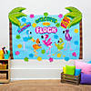 Welcome to Our Flock Flamingo Classroom Bulletin Board Set - 56 Pc. Image 1