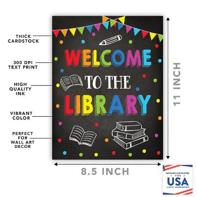 Welcome to the Library 8.5x11in Image 1