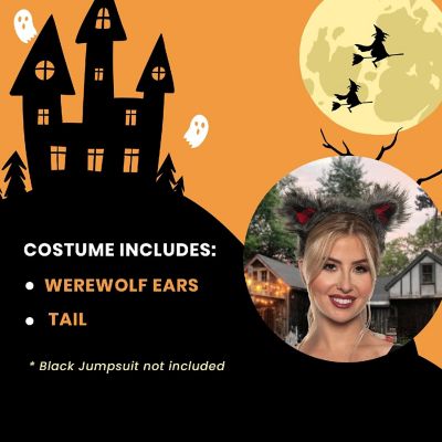 Werewolf Ears and Tails Adult Costume Set Image 2