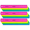 Westcott 12" Shatterproof Ruler with Anti-Microbial, Assorted Translucent Colors, Pack of 12 Image 1