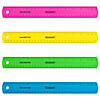 Westcott 12" Shatterproof Ruler with Anti-Microbial, Assorted Translucent Colors, Pack of 12 Image 1